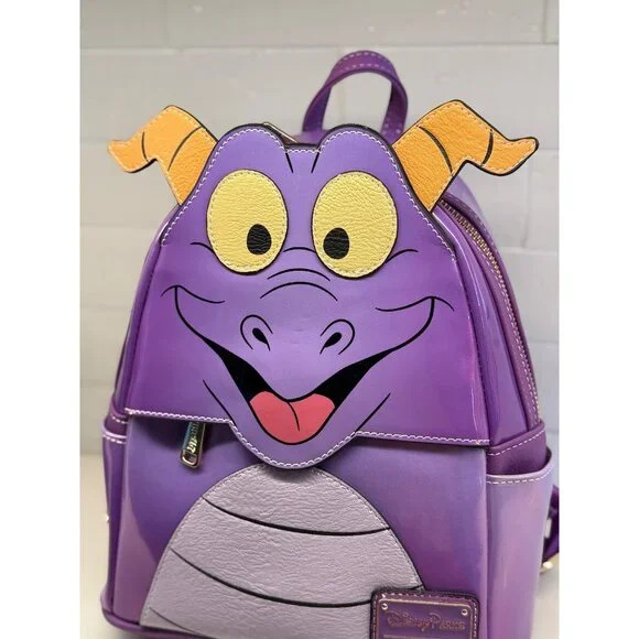 Loungefly Disney Parks Figment Cosplay Mini Backpack EPCOT  display picture 1